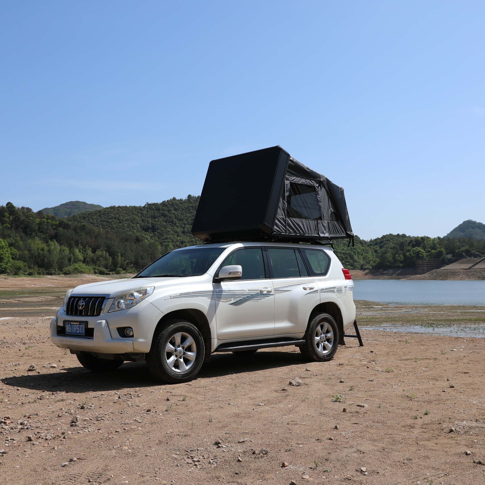 팽창식 루프탑 텐트, 야외 캠핑, SUV 탱크, 오프로드 자율주행 자동차 캠핑, 접이식 자동차 텐트