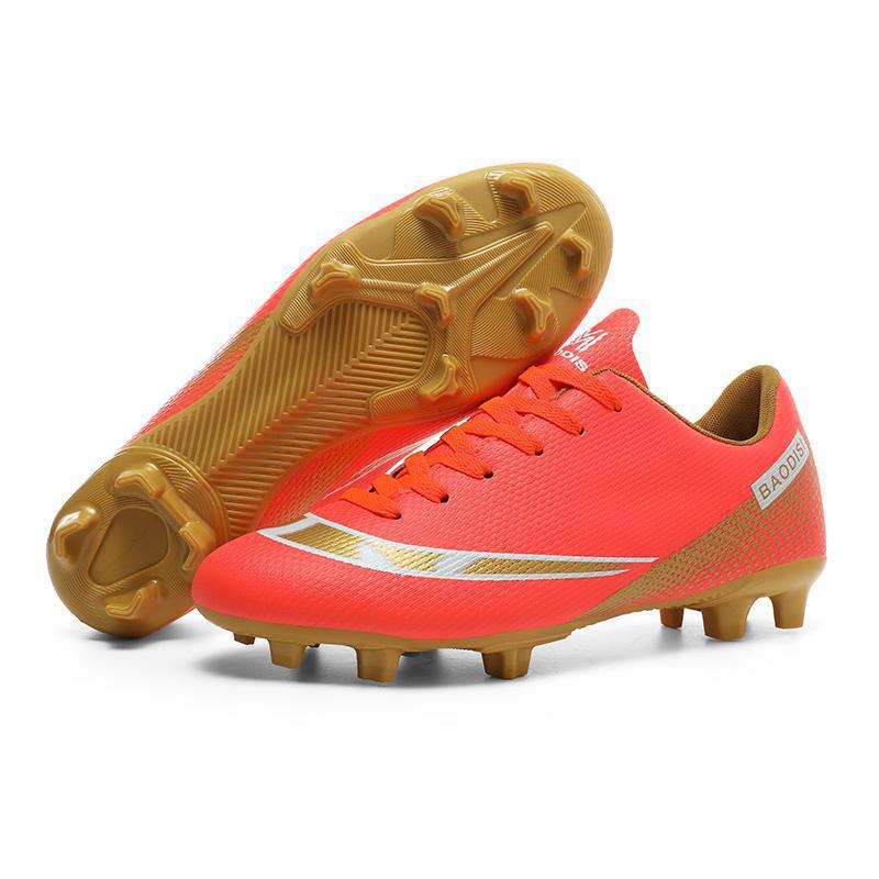 2022 primavera nuevos zapatos de fútbol de uñas rotas de corte bajo zapatos de fútbol para niños transfronterizos zapatos de fútbol juvenil ligeros