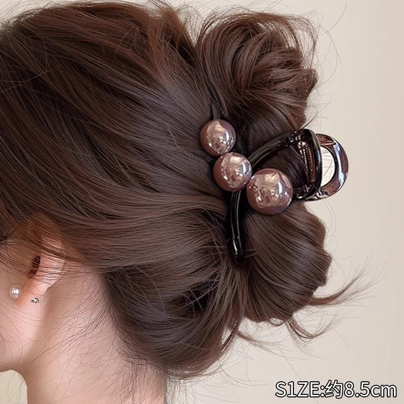 韓国東大門2025年新作ヘアクリップ、女性用ヘアピン、高級感のあるシャーククリップ、ヘアアクセサリー、ヘアピン|undefined