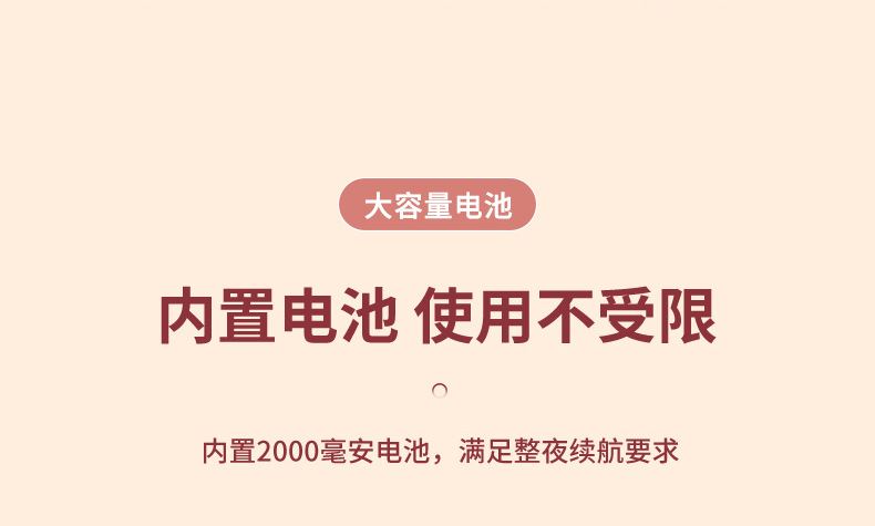 新款小海豚加湿器 usb可充电静音卧室可爱桌面迷你补水家用加湿器详情12