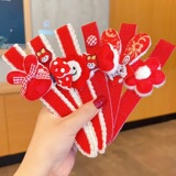 Детский комплект, ободок на липучке, аксессуар для волос, челка, наклейки, 3 шт