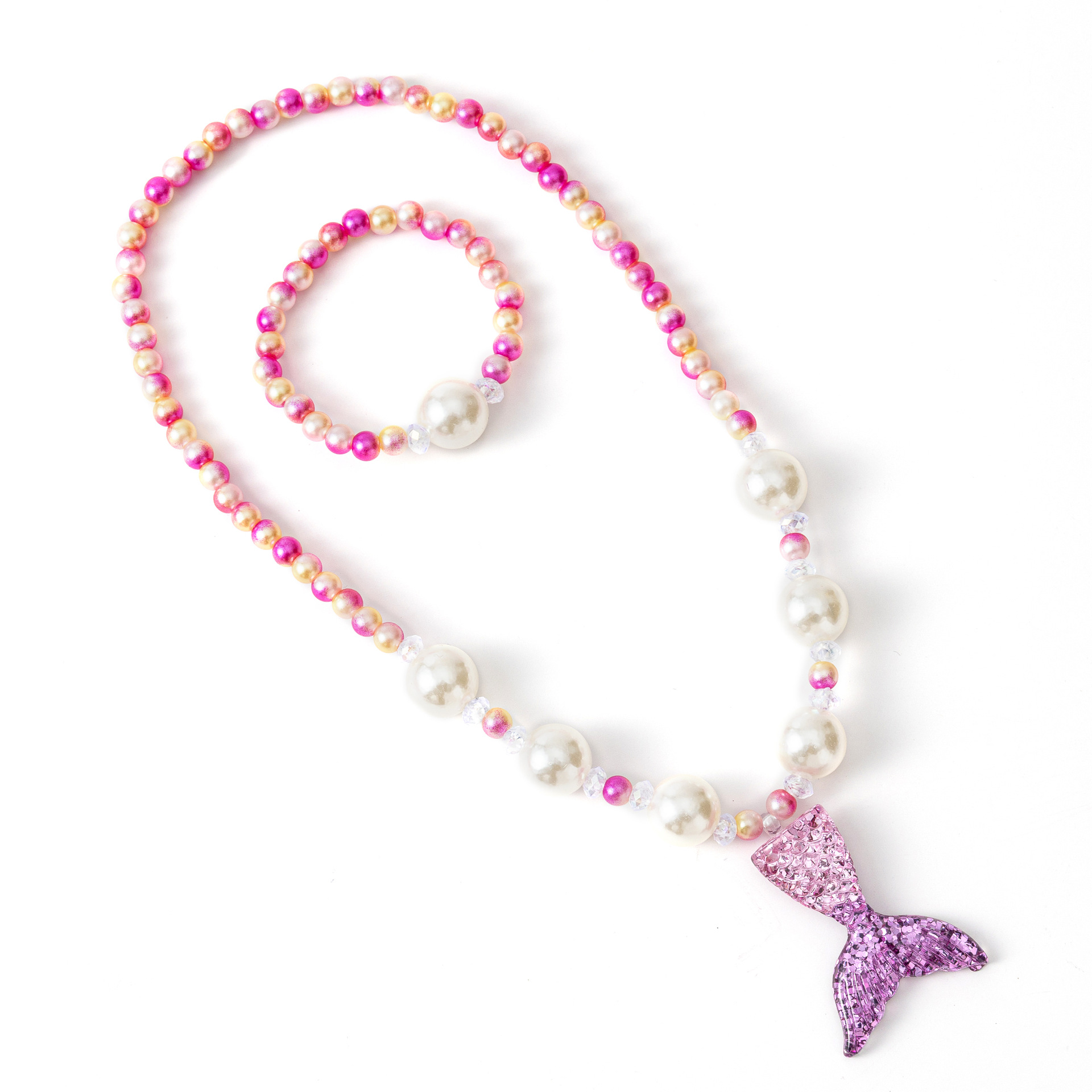 장미 핑크 보라색 피쉬 테일