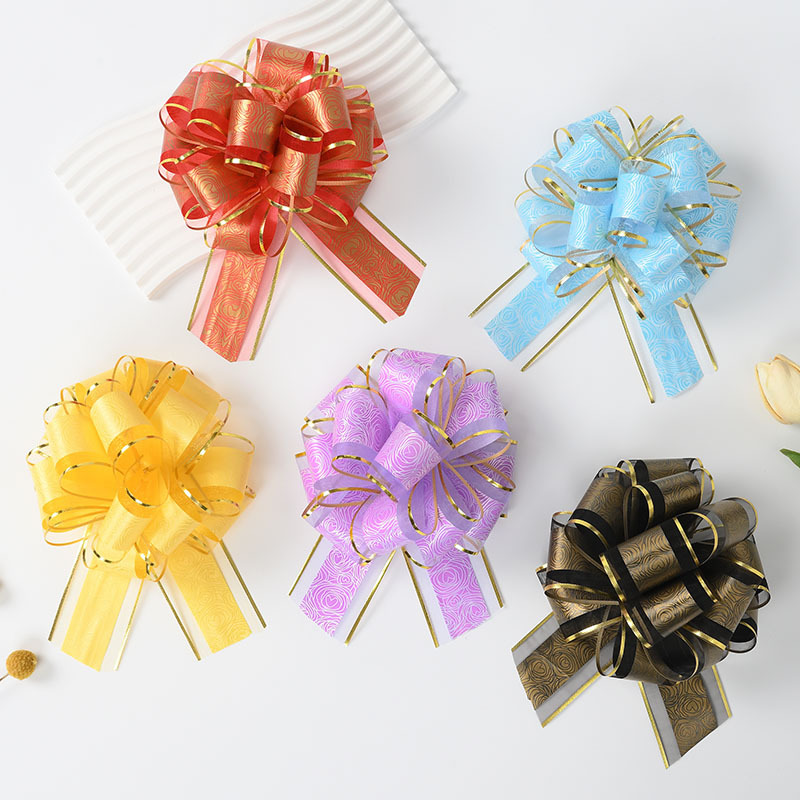 Transfronterizo Amazon Hot Sale Gift Package 50 rosas de nieve esféricas flores de dibujo de flores de Navidad organizar cintas de colores