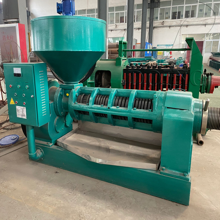 国瑞供应500kg/h小型棕榈仁榨油机 现货商用棕榈仁压榨工艺设备