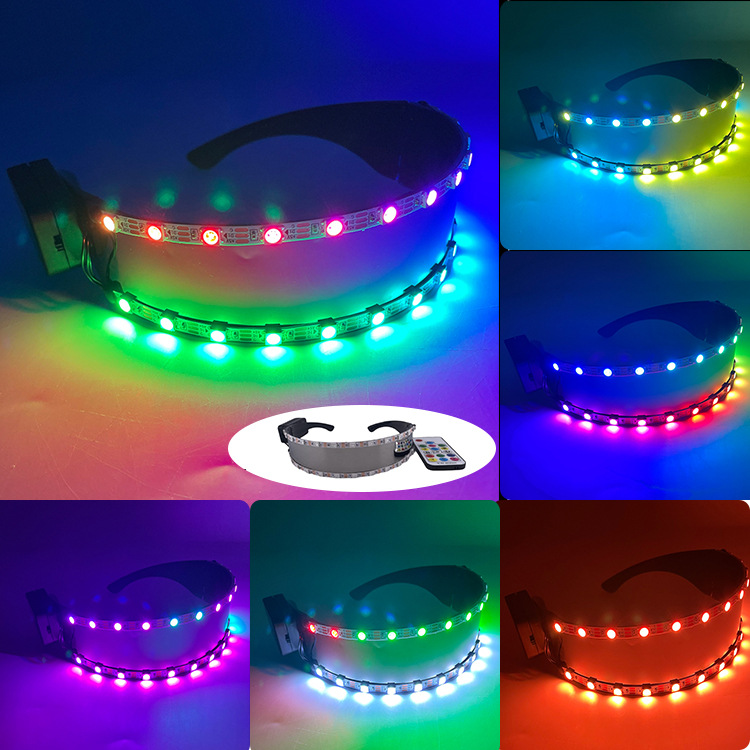 LED luminosos guantes LED parpadeante gafas láser traje de rendimiento láser rendimiento Bar discoteca accesorios de rendimiento