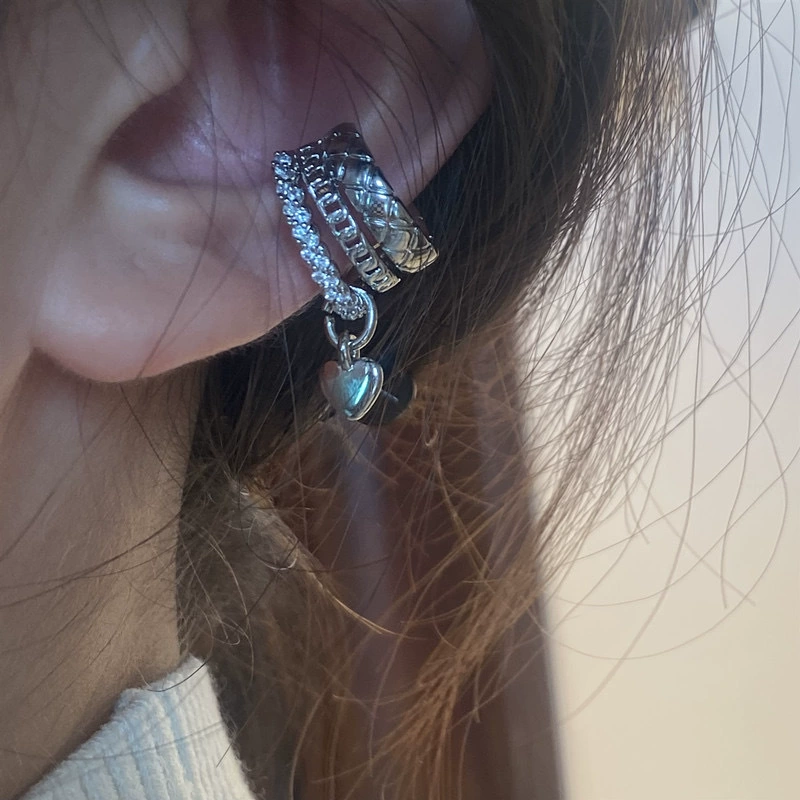 Серьги из жемчуга, длинные серьги-кольца, без прокола, городской стиль, опт