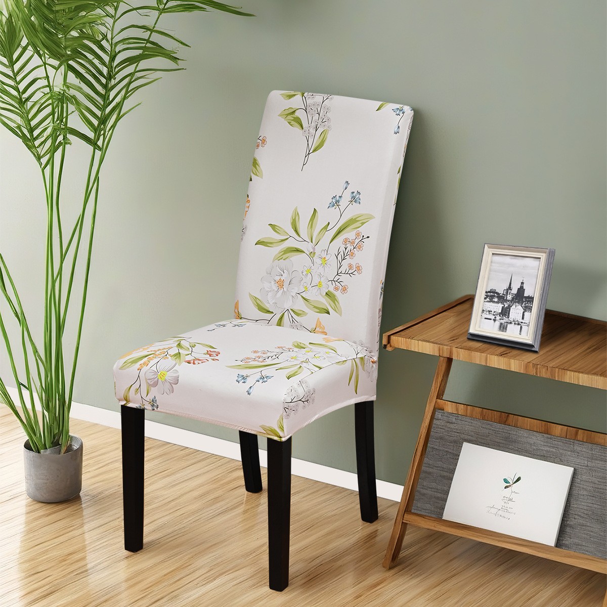 Funda de silla elástica con estampado de seda de leche transfronteriza de Amazon Exportación de Ebay Funda de silla universal todo incluido de gran venta en Europa y América