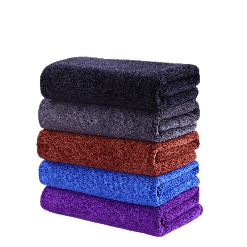 Fábrica al por mayor de color sólido Toalla de baño Toalla de cara toalla multi-tamaño toalla suave absorbente Toalla de coche Toalla de baño