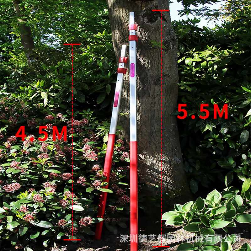 日本爱丽斯EXP-5.5高枝锯EXP-4.5伸缩高枝锯锯杆高空修剪锯果树锯