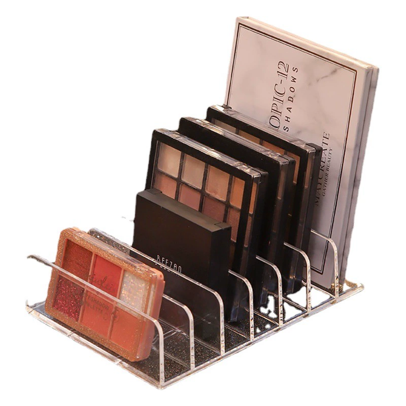 [В наличии] Лоток для теней для век ящик для хранения пудры ящик отделение настольная полка для косметики румян