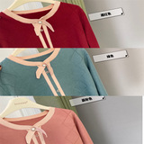 年轻妈妈气质针织小衫中年妇女春季新款套头中老年秋装打底衫上衣，女装针织衫/毛衣，妃慕昵服饰