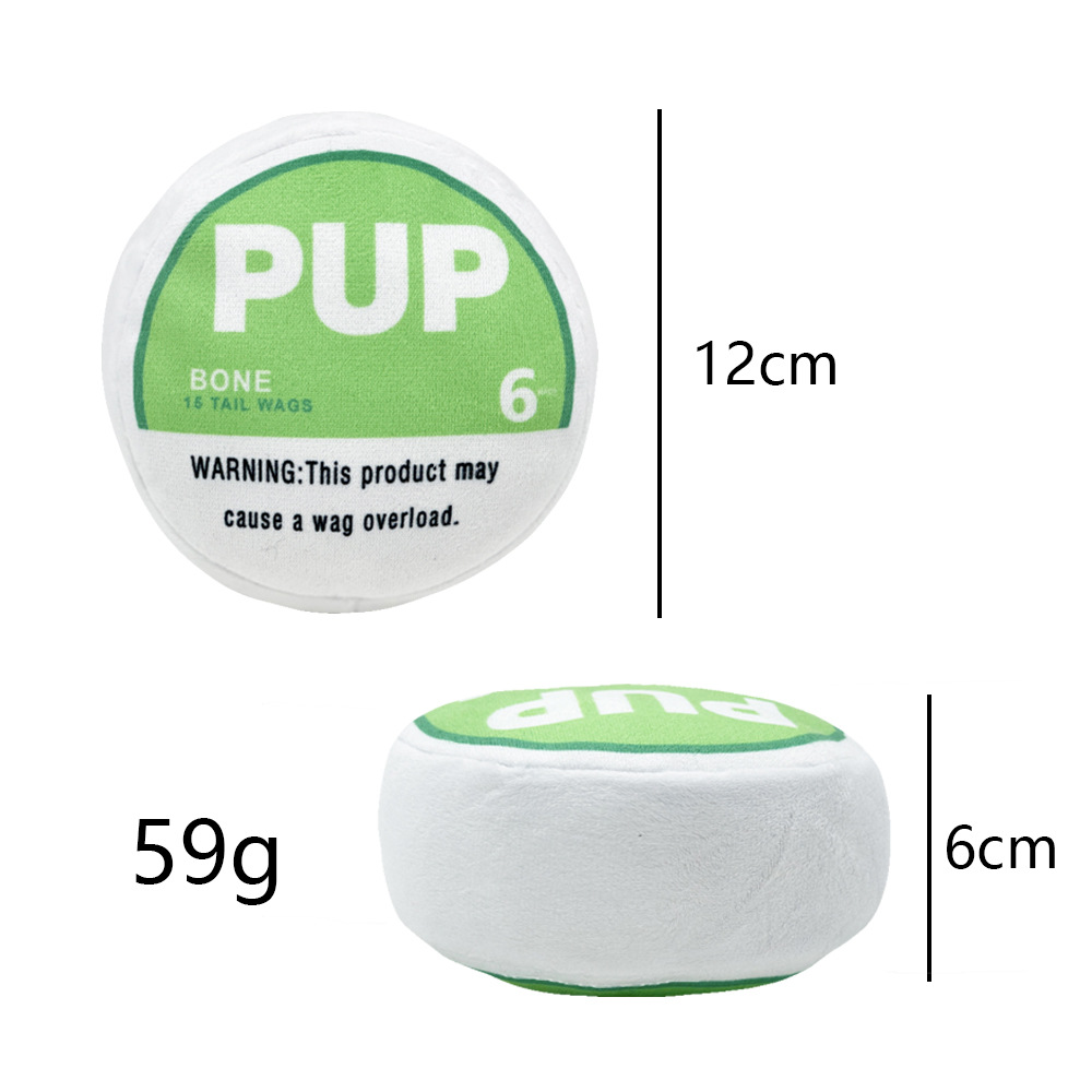 Nuevo transfronterizo PupperDecky Parody Dog Toy Perro roer y chirriar juguete de peluche para aliviar el aburrimiento