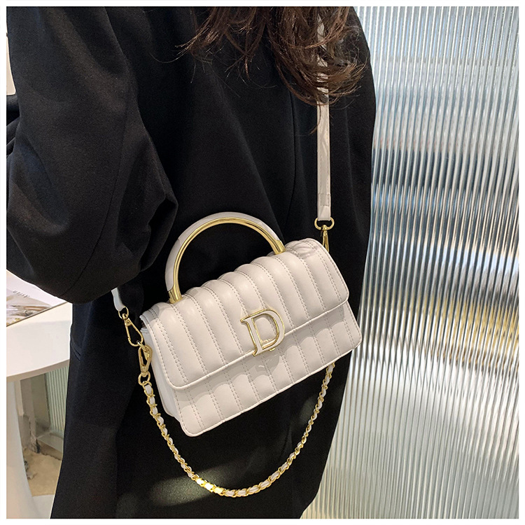 Hochwertige, leichte, luxuriöse, weiche Ledertasche mit bestickter Kette, kleine, duftende Tasche für Damen, vielseitige, modische Textur, One-Shoulder-Crossbody-Handtasche_voghion.com