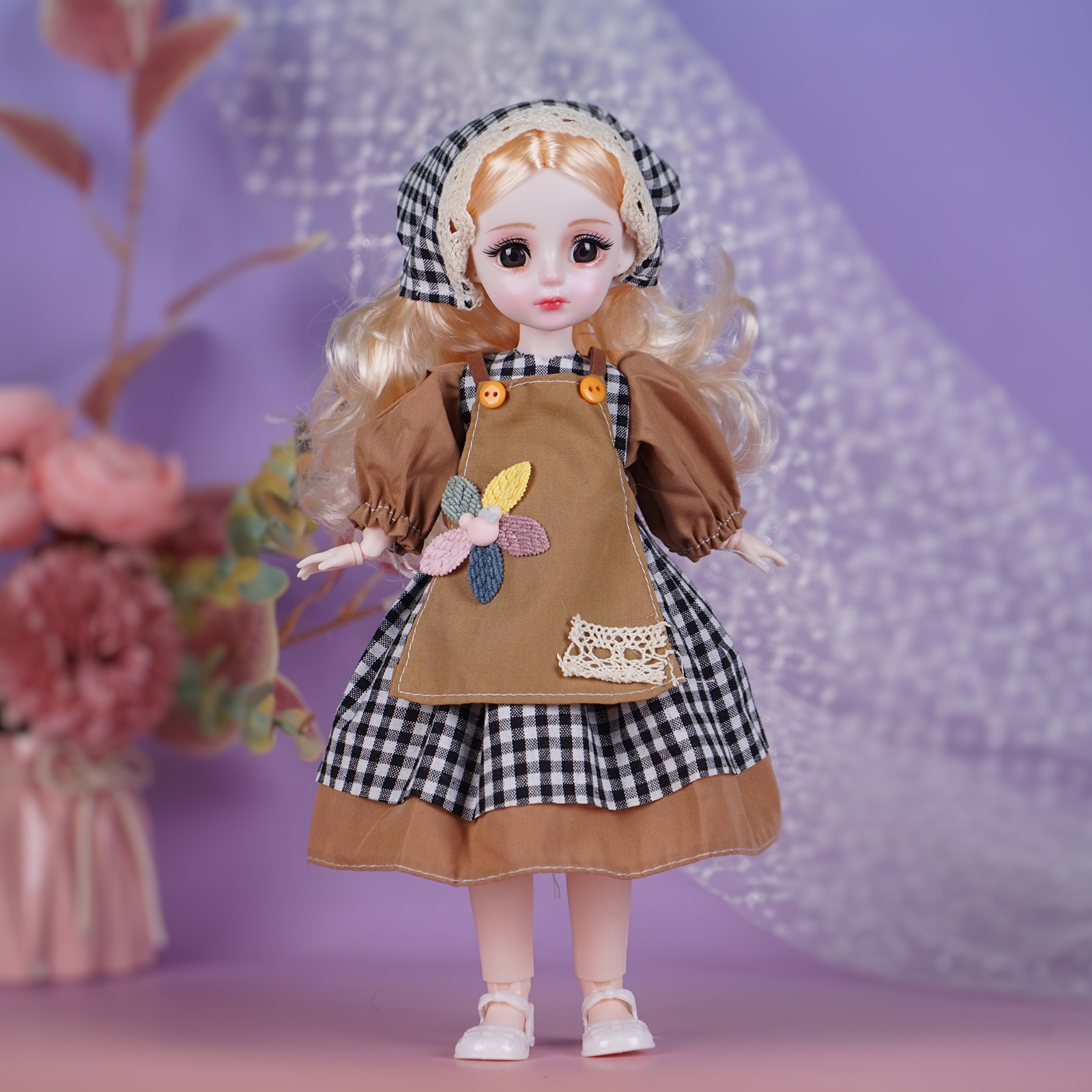 30cm Doll Toy Girl Changeable Clothes Princess Baby Doll Play House Doll Gift Box Set