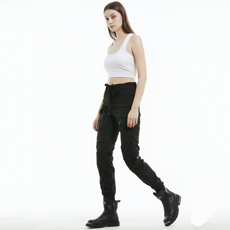 VOLERO motocicleta cuatro estaciones pantalones de montar anti-caída impermeable a prueba de viento transpirable tobillo-atado mujer caballero motocicleta anti-caída pantalones