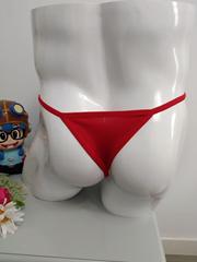 Lingerie for export: T-shaped men's sexy briefs with double circular waistband for men, wholesale men's briefs with one-piece direct sales