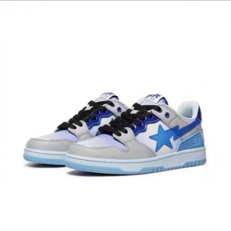 BAPESTA SK8 COURT DUNK シューズ バイブ メテオ ファン ブラック グリーン ロートップ カジュアル スニーカー 紳士靴|undefined
