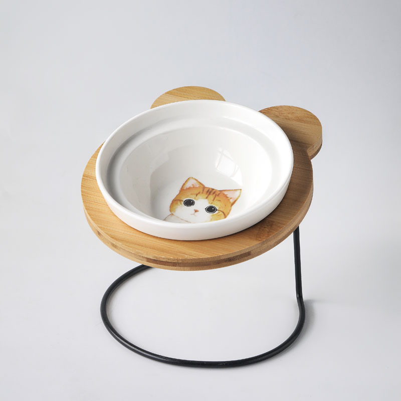 선반 + 노랑 고양이 싱글 볼