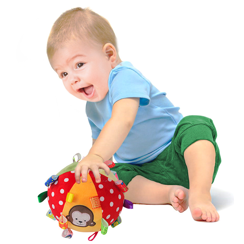Sounding Toy Ball, Plush Rattle Ball, Early Education Toy Ball, Educational Puzzle Ball, Cute and Entertaining Shake-It Sound Cloth Ball