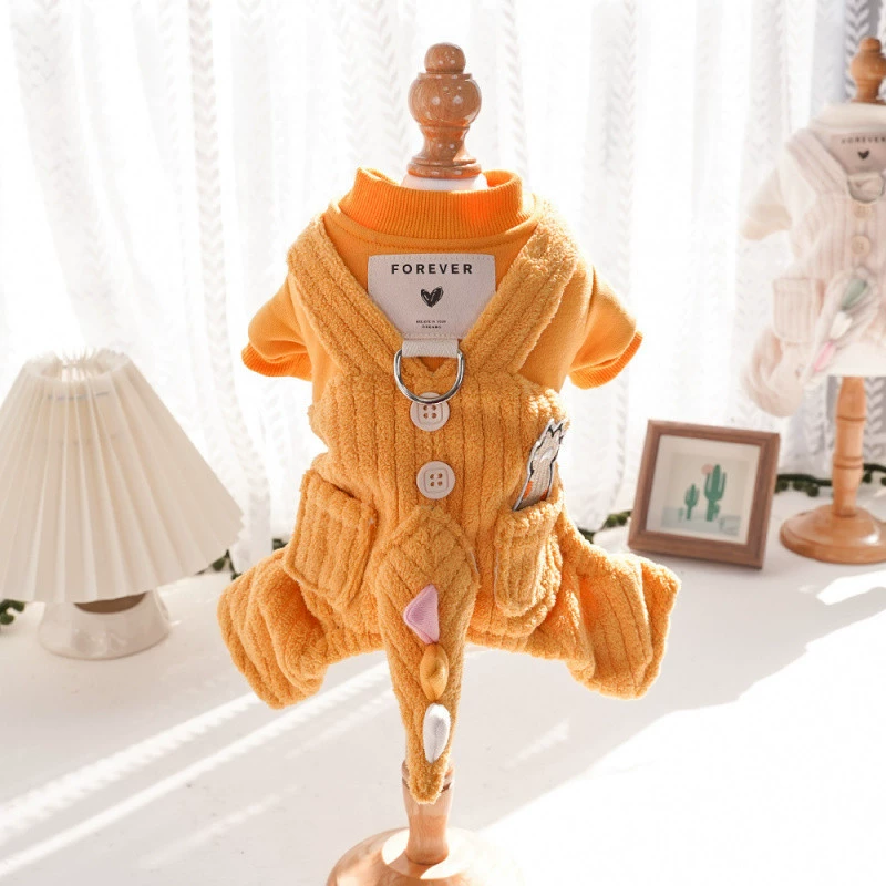 Домашние животные осенью и зимой милые трансформеры с тяговыми пряжками