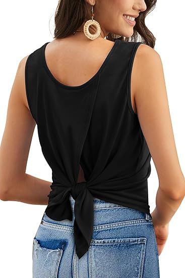 Vente En Gros Femmes Décontractée Style Simple Vêtement De Rue Couleur Unie Sans Manches T-shirts display picture 10