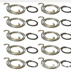 卸売ドアロックスプリングアクセサリーサークリップ C タイプ止め輪シャフト外部サークリップタイプスプリングドアハンドルコイルスプリング