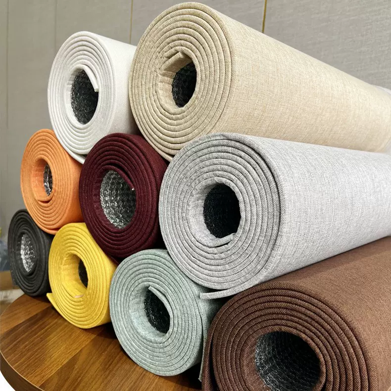 轻奢加厚自粘墙布软包卧室墙纸墙贴幼儿园批发家用儿童客厅办公室