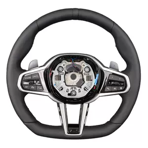 BMW G şassi G20/G28/G30 üçün dəri çoxfunksiyalı düyməli sükan