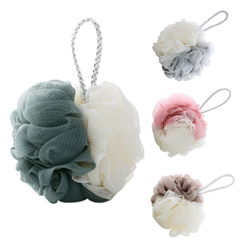 Двухцветный шарик для ванны, цветок для ванны, шарик для ванны, цветок для ванны для массажа спины, бытовой шарик для ванны соответствующего цвета, шарик для ванны оптом