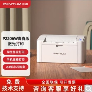 Bentu (PANTUM)P2206W Youth Edition Black and White Laser Printer Home Mobile Phone Wireless Printer