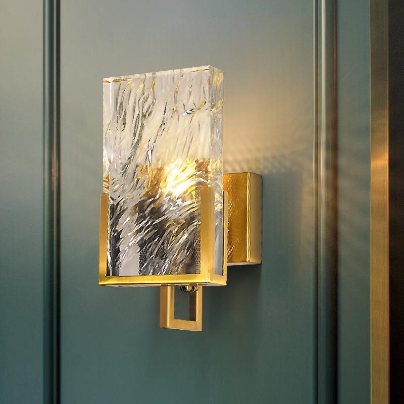 Postmodern Wall Lamp for Living Room, Bedroom, Bedside Lamp, Nordic Light Luxury Tv Background Wall, Hallway Crystal Ice Cube Decorative Lamp Postmodern Wall Lamp for Living Room, Bedroom, Bedside Lamp, Nordic Light Luxury Tv Background Wall, Hallway Crystal Ice Cube Decorative Lamp