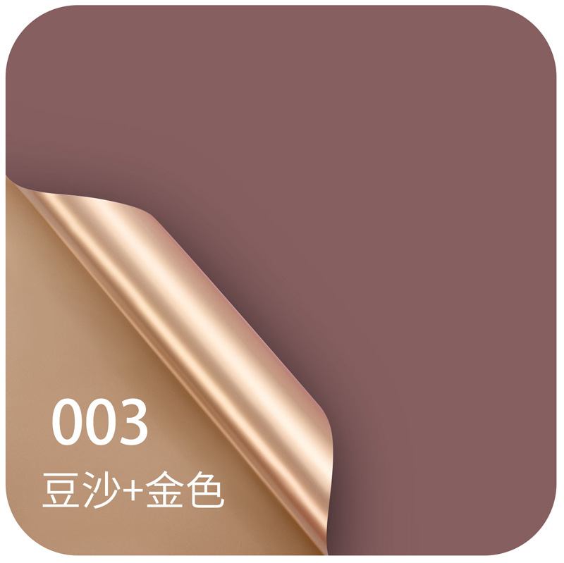 Papel de embalaje de flores de alta calidad al por mayor Papel Ouya impermeable de dos colores al por mayor Fabricante de papel de flores de bolsa de regalo hecho a mano creativo