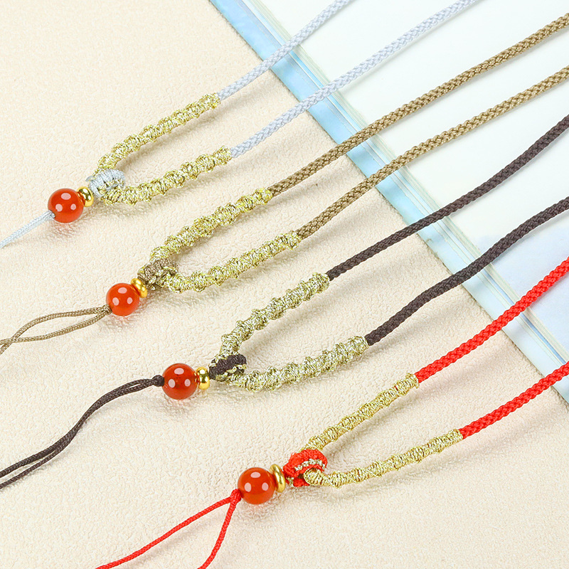 Sophisticated one bead bracelet handmade