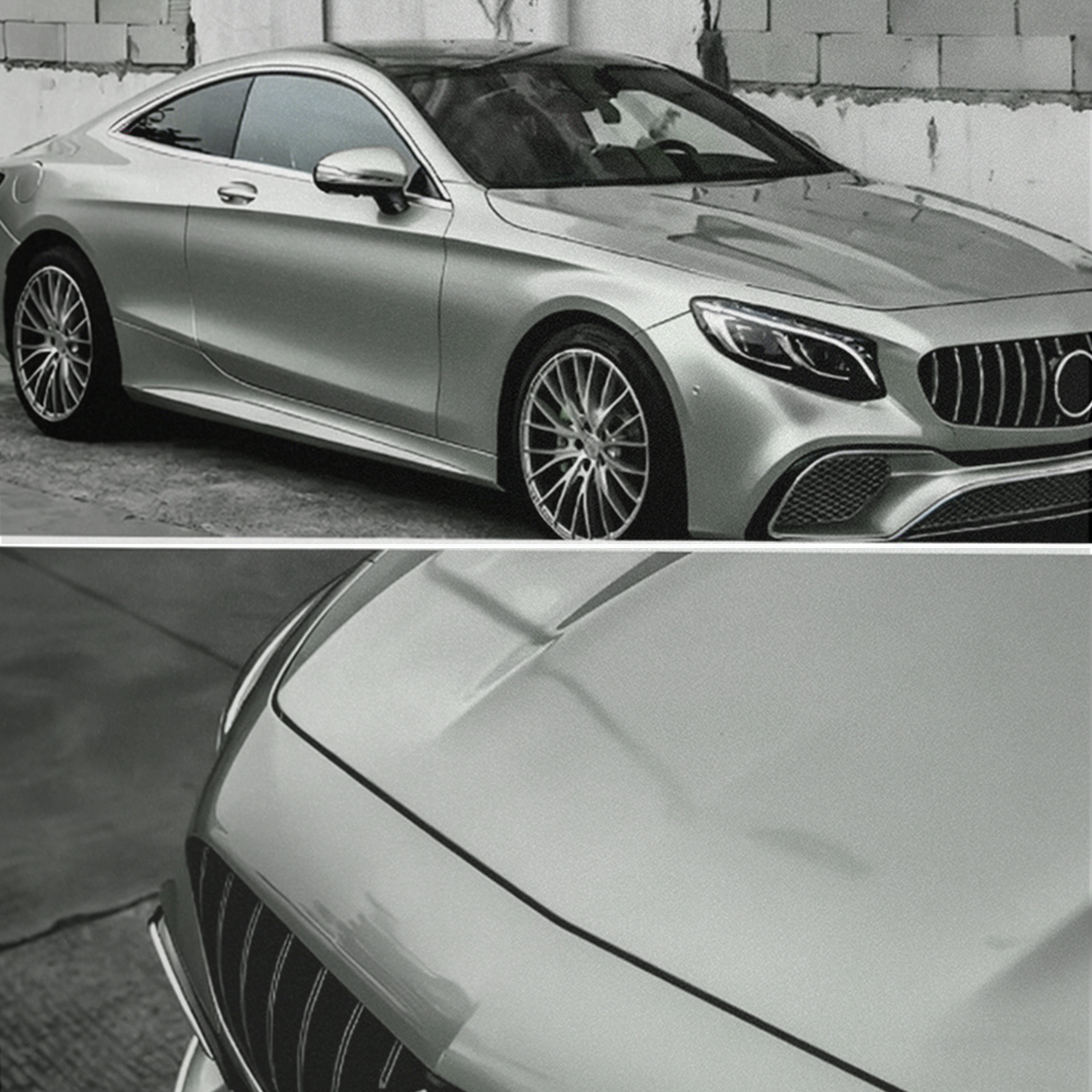 Cross-Border Supply of High-Quality Tpu Color-Changing Film Ppf Electro-Optical Amg Mountain Gray Car Paint Protection Film Anti-Scratch Self-Healing