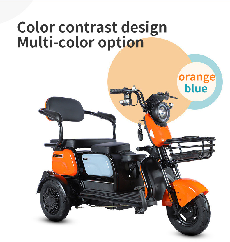 Electric Tricycle for Picking Up Students, Child Safety Design