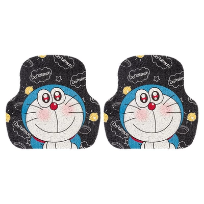 Cartoon car foot mat washable — Avtomobil döşəmə paspasları - silk-circle-blush-doraemon-back-foot-pad-2-front-foot-pad-5064-rear-foot-pad-5050