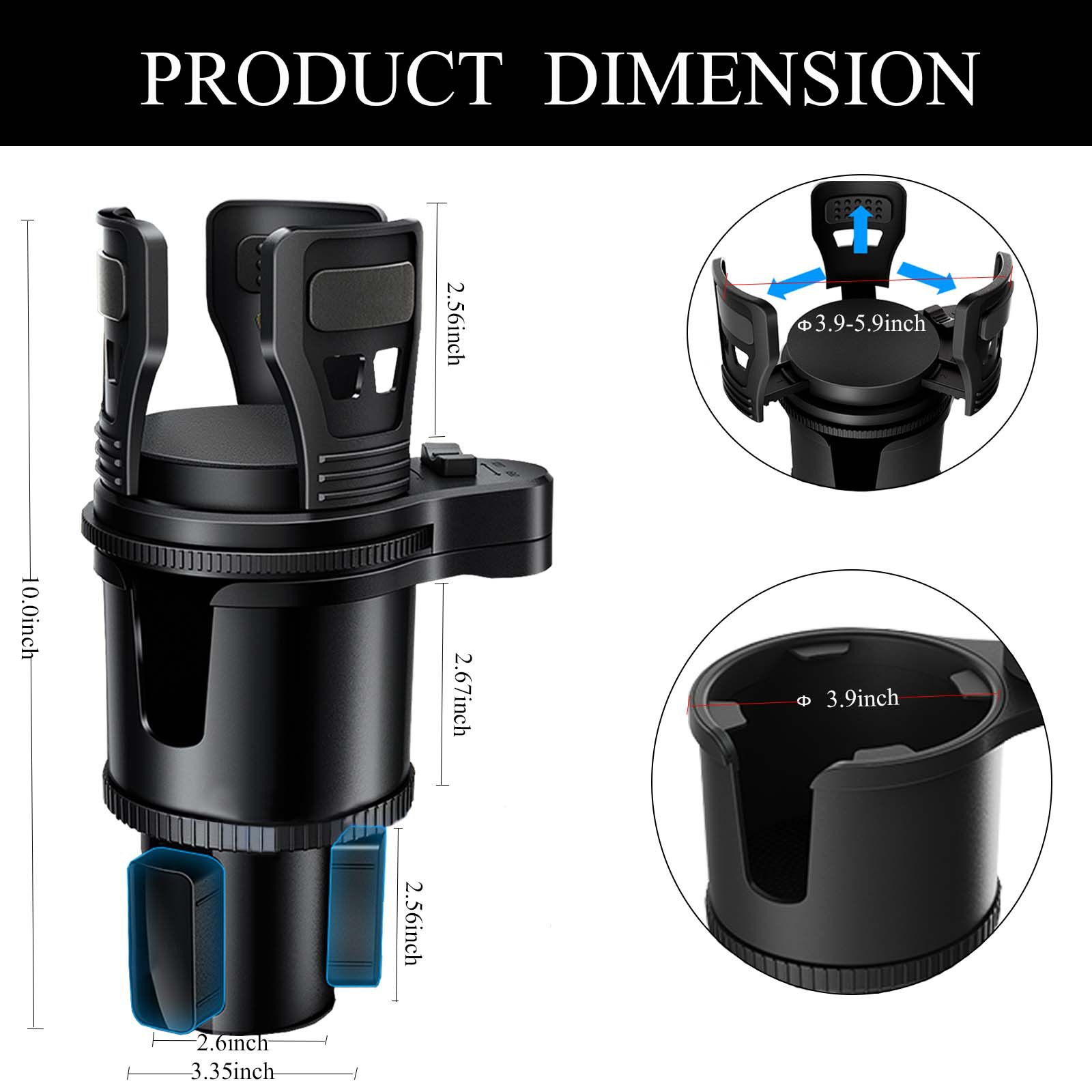 Car Cup Holder, Car Water Cup Holder, Modified Multi-Functional Cup Holder, Fixed Water Cup Slot, Ashtray Holder, Beverage Holder