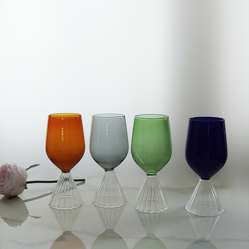 Copa de champán Copa de vino de estilo europeo Copa de uva creativa Copa de vino romántica Copa de vino color