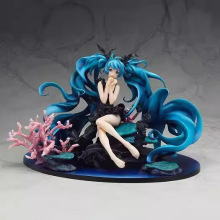 Miku 初音未来 深海初音公仔批发摆件 盒装手办模型