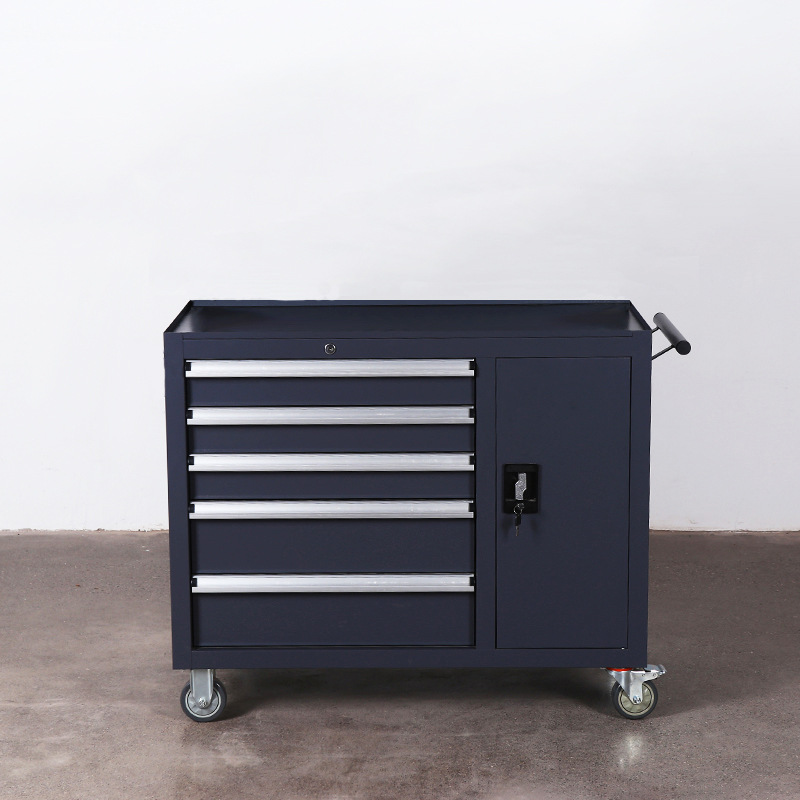 Los expertos industriales eligen carros de herramientas de alta resistencia, gabinetes de almacenamiento de piezas de herramientas para reparación de automóviles multifuncionales y modelos reforzados.