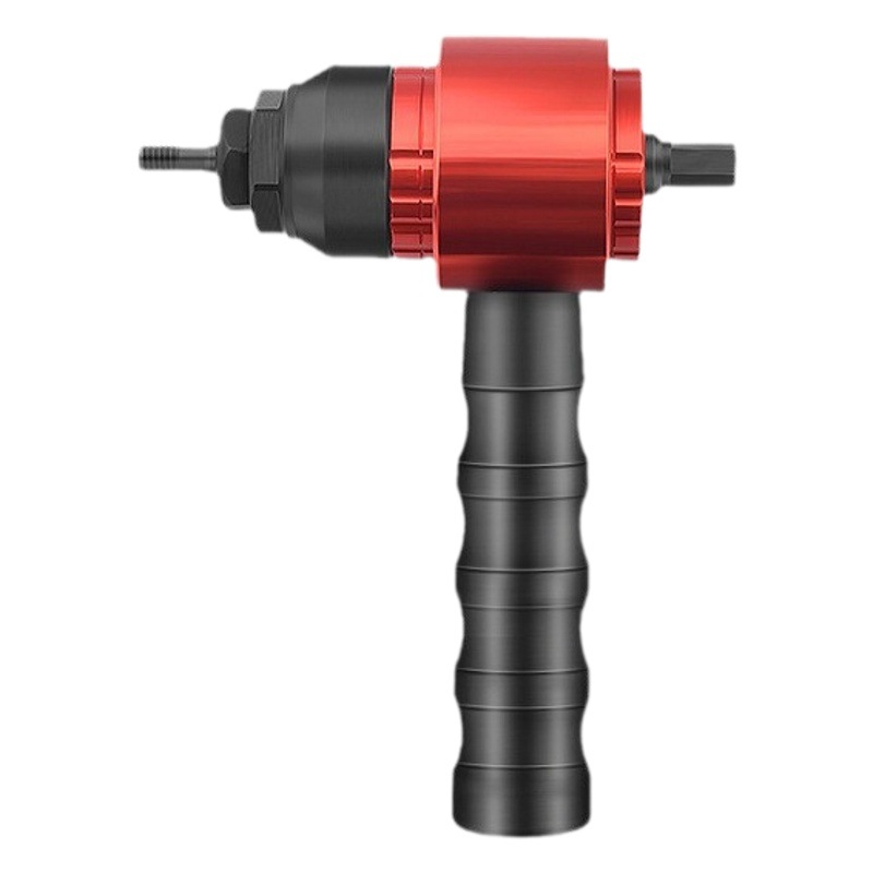 Nuevo tipo de embrague manual automático herramienta de pistola de tuerca tirando de la cabeza de la pistola de tuerca taladro eléctrico de mano tirando de la pistola de remaches de aluminio conversión de pistola de clavo