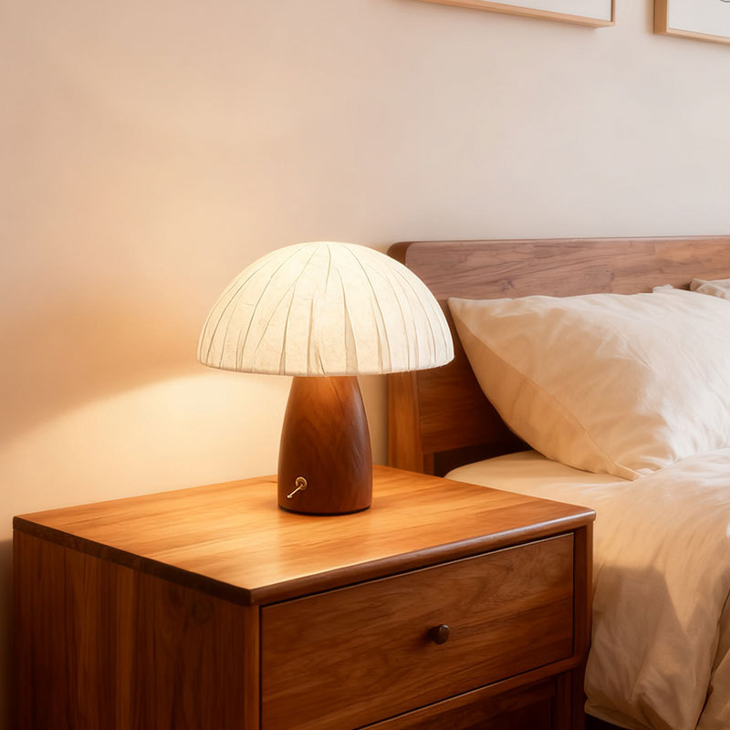 Nordic Danish Minimalist Hat Table Lamp Atmosphere Lamp Study Lamp Living Room Bedroom Creative Designer Decoration