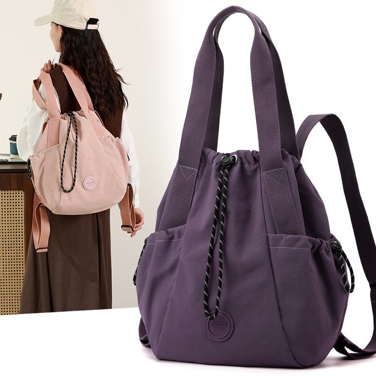 Women's Shoulder Bag 2025 Spring New Nylon Handbag Lightweight Nylon Tote Bag Cross-Border Trend - Thumbnail 3