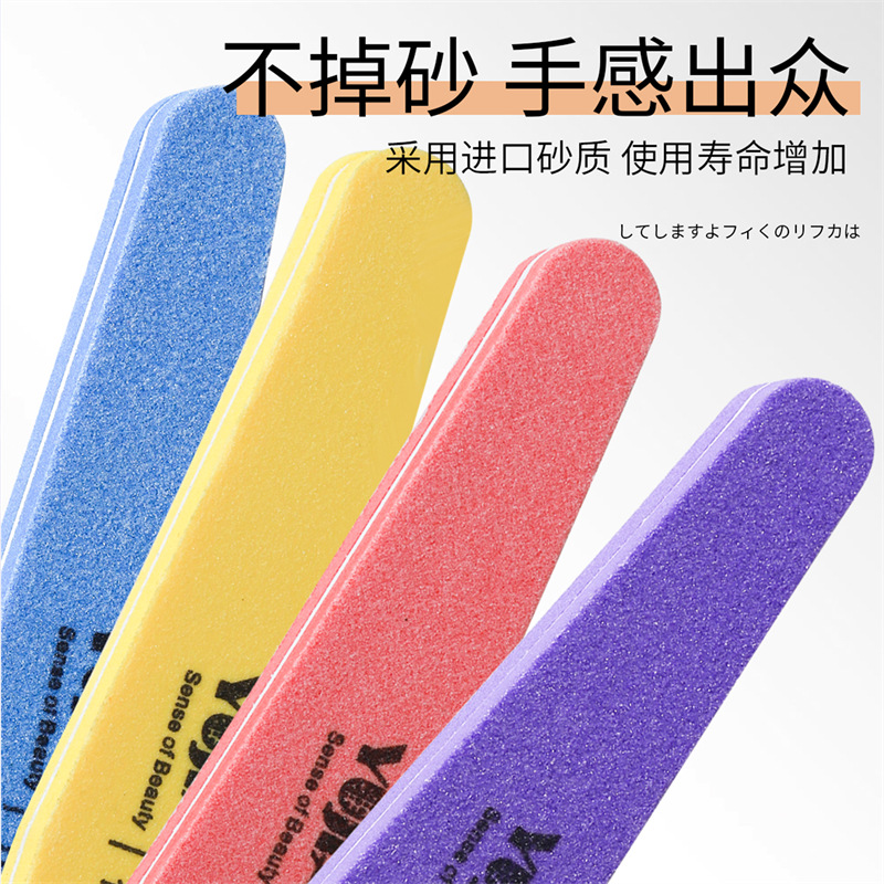 Esponja de diamante de alta elasticidad, lima de uñas, lijado lavable y reparador de doble cara, lima de esponja, herramienta de lijado de uñas