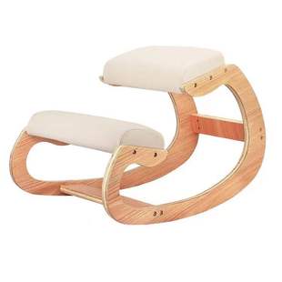 Cross-border a generation of solid wood correction chair kneeling chair sitting chair human body function chair yoga fitness chair