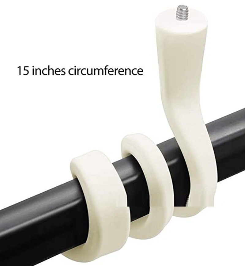 Cámara soporte Monitor soporte silicona + barra de aluminio interior y exterior telescópica varilla de silicona