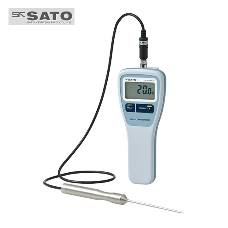 日本SATO佐藤 带有钩孔的防水数字温度计SK-270WP-K 270WP 270WP-B