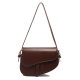 Cross-border High-end Retro Small Bag 2024 New Women's Bag Popular Crossbody Bag Shoulder Bag Underarm Bag Saddle Bag