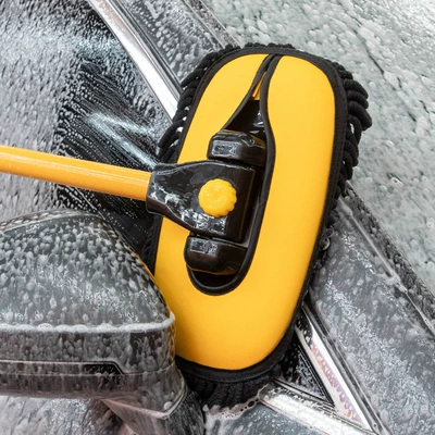 New car wash mop retractable curved Car cleaning tools
