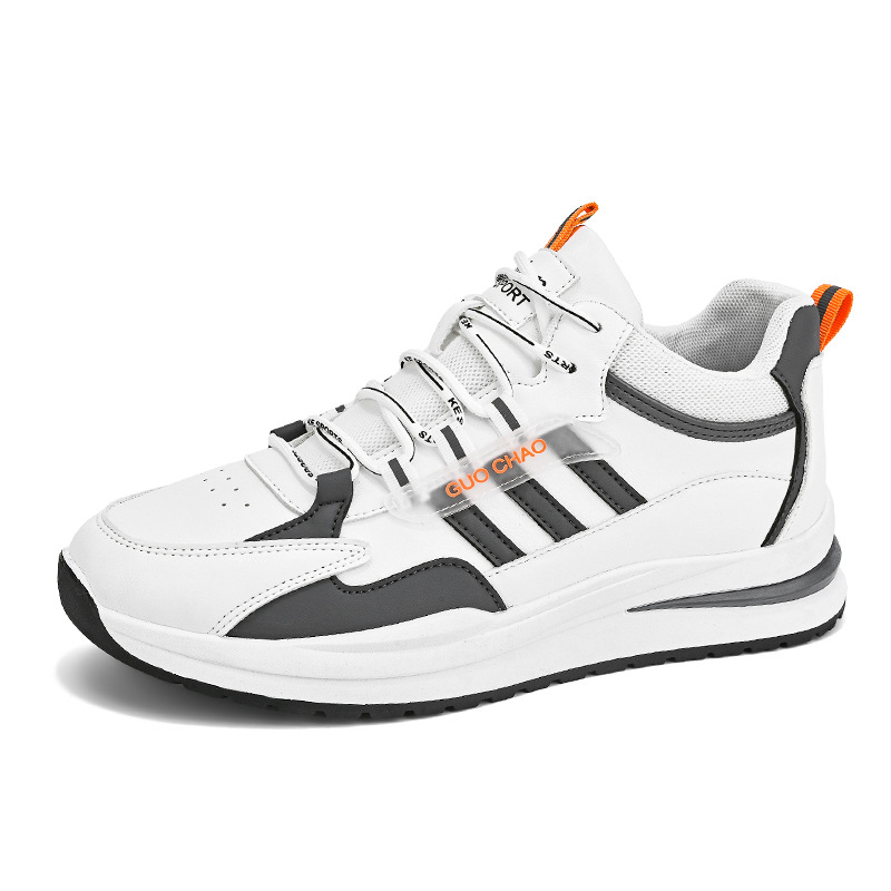 Ad nuevo estilo trébol mid-top zapatos de hombre Zapatos de argán transpirable impermeable cuero suave inferior antideslizante deportes zapatos casuales zapatos de moda